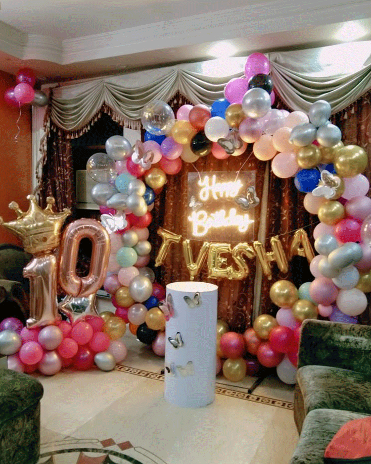 10th Birthday Ballon Decoration