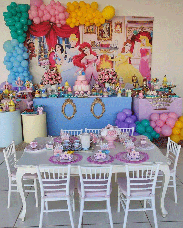 Baby Girl Birthday Decoration with ballon and Senorita theme