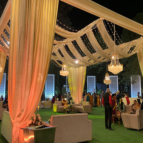 Wedding tent decoration service in Delhi NCR